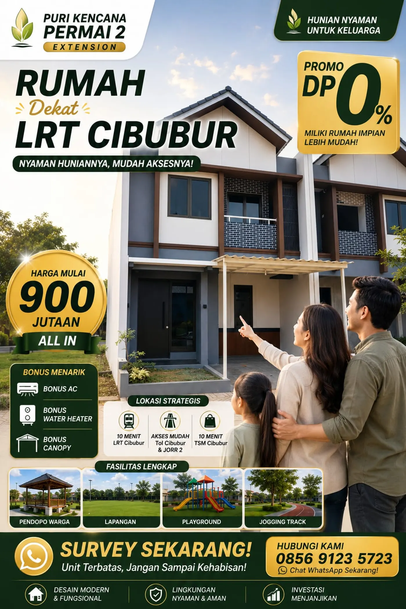 Siteplan Puri Kencana Permai II Extension